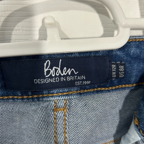 Boden. The Cavendish Girlfriend Striped Jeans. Women’s size 8. - Picture 8 of 13